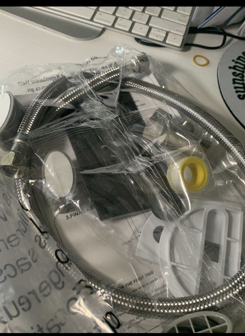 Fresh Water Bidet Toilet Attachment with Dual Nozzle