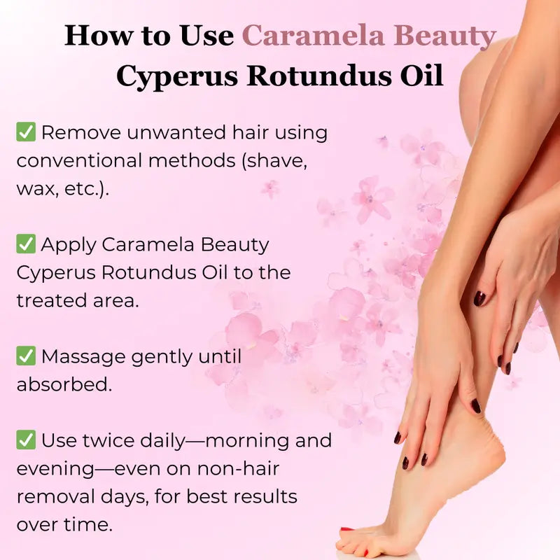 Cyperus Rotundus Body Oil for Smooth Skin
