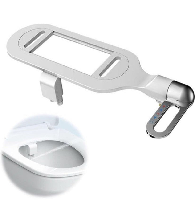 Fresh Water Bidet Toilet Attachment with Dual Nozzle