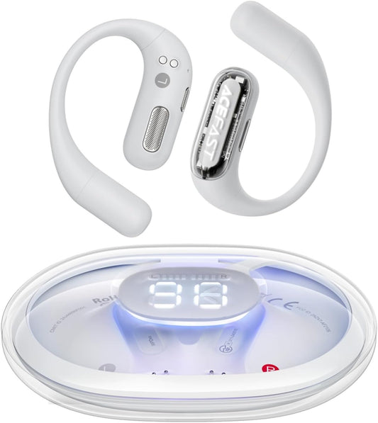 Open-Ear Bluetooth Sports Earbuds with LED Charging Case