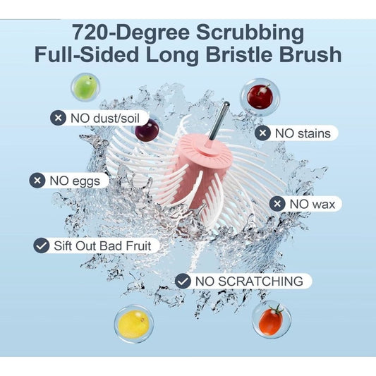 Fruit Washer Spinner with Brush