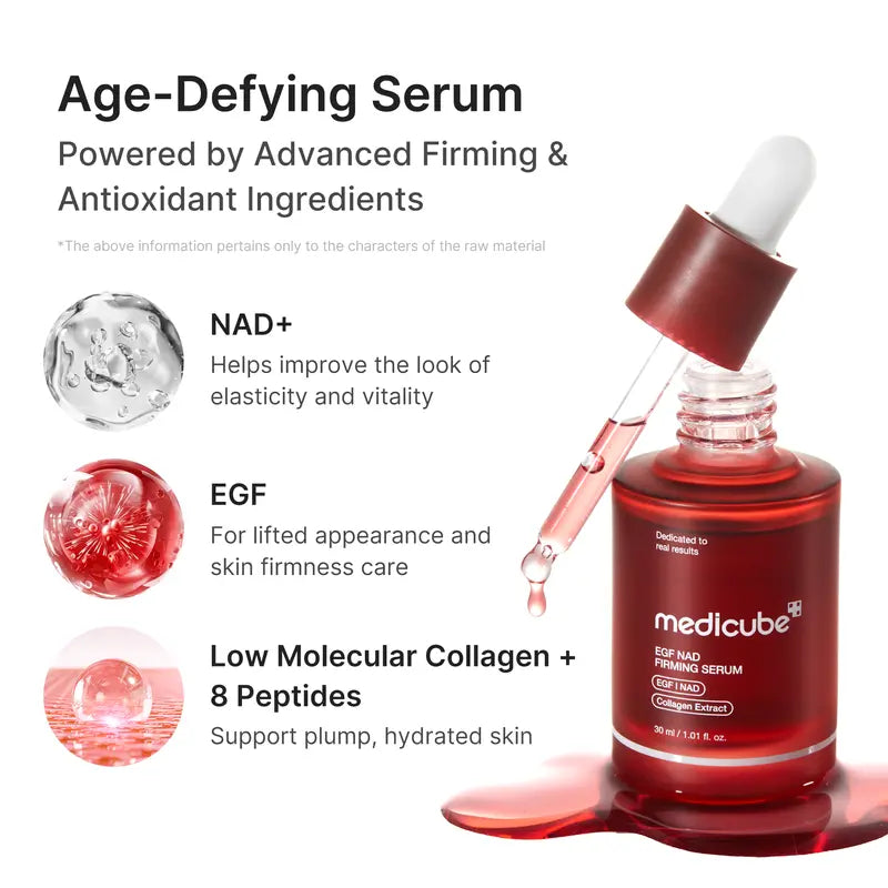 medicube NAD+ EGF Firming Serum (30ml / 1.01 fl. oz.) | Korean Skincare