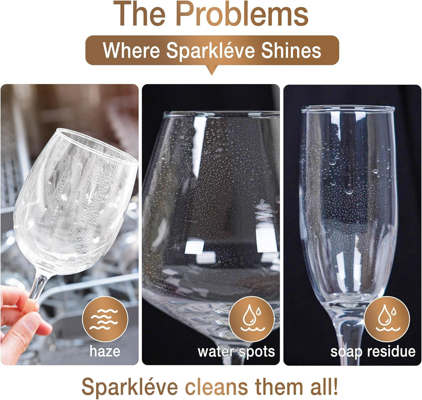 Spinning Glassware Polisher - Automatic Glass Cleaner & Dryer for Sparkling Glasses