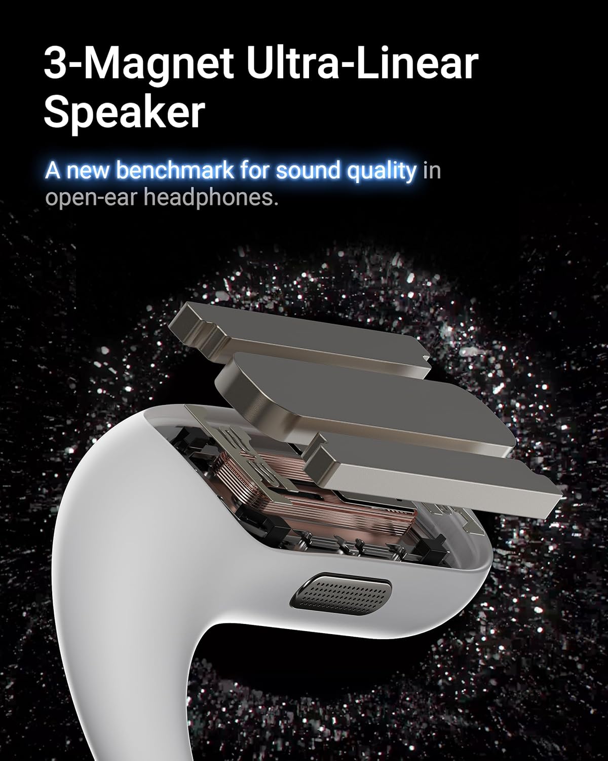 Open-Ear Bluetooth Sports Earbuds with LED Charging Case