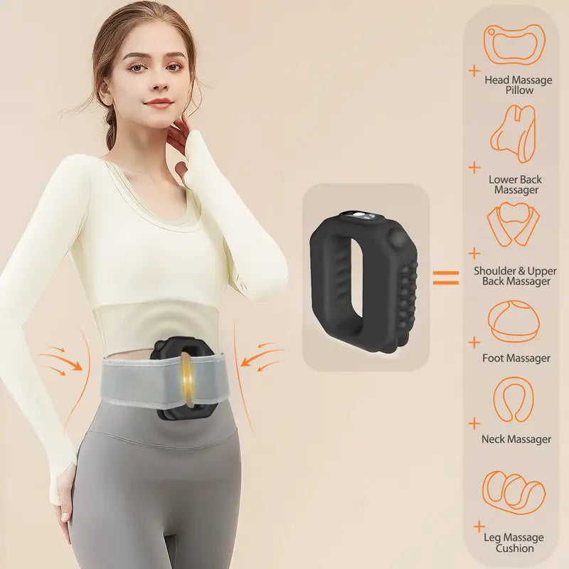 ADDWIN Fascia Ring R10 Mini Muscle Recovery Machine | Cordless Rechargeable Portable Massager