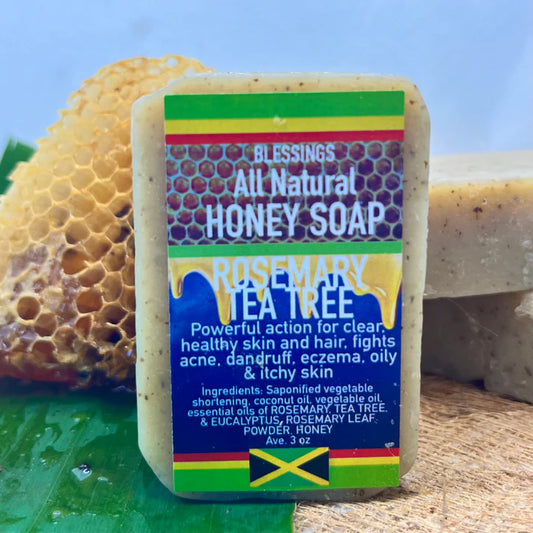 Honey Rosemary Tea Tree Soap Bar