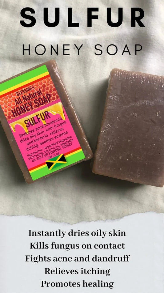 Honey Sulfur Soap Bar