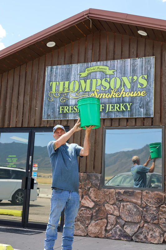 Bucket O' Jerky - 10lbs USA-Made 5-Gallon Beef Jerky Bucket