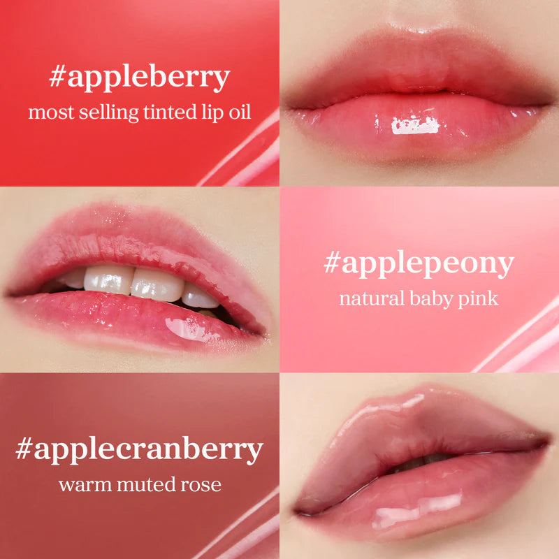 Korean Apple Lip Oil Best-Seller Trio 3-Pack