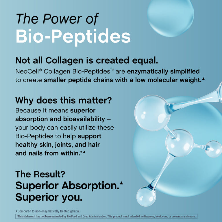 NeoCell Grassfed Collagen Bio-Peptides Powder - Hair, Skin, Nails & Joints
