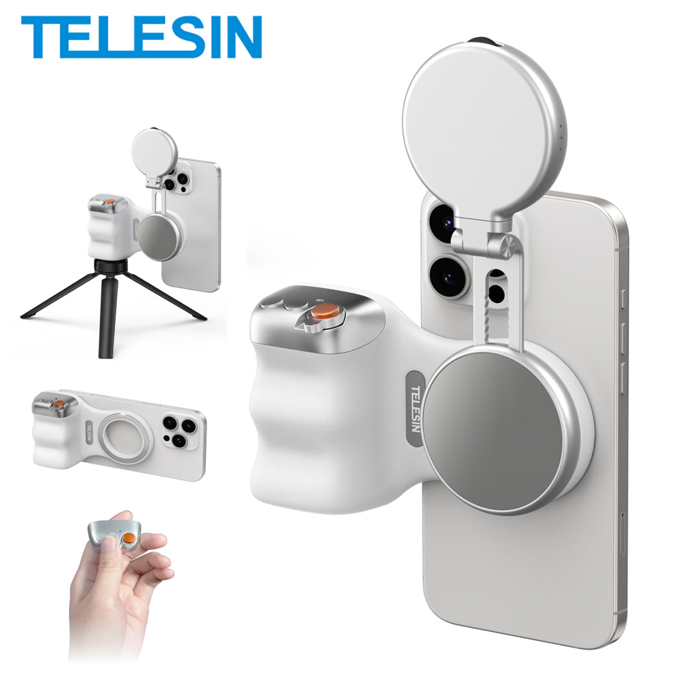 Magnetic Phone Camera Grip with Remote Control