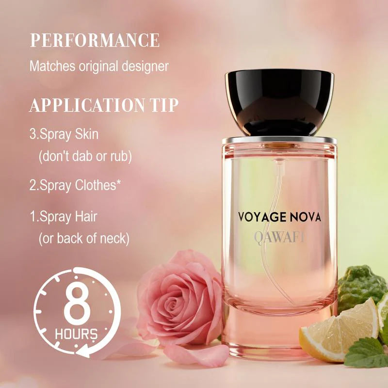 Voyage Nova Rosey - Fruity Floral Eau de Parfum for Women