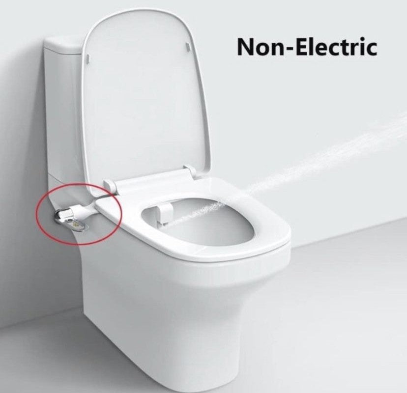 Fresh Water Bidet Toilet Attachment with Dual Nozzle