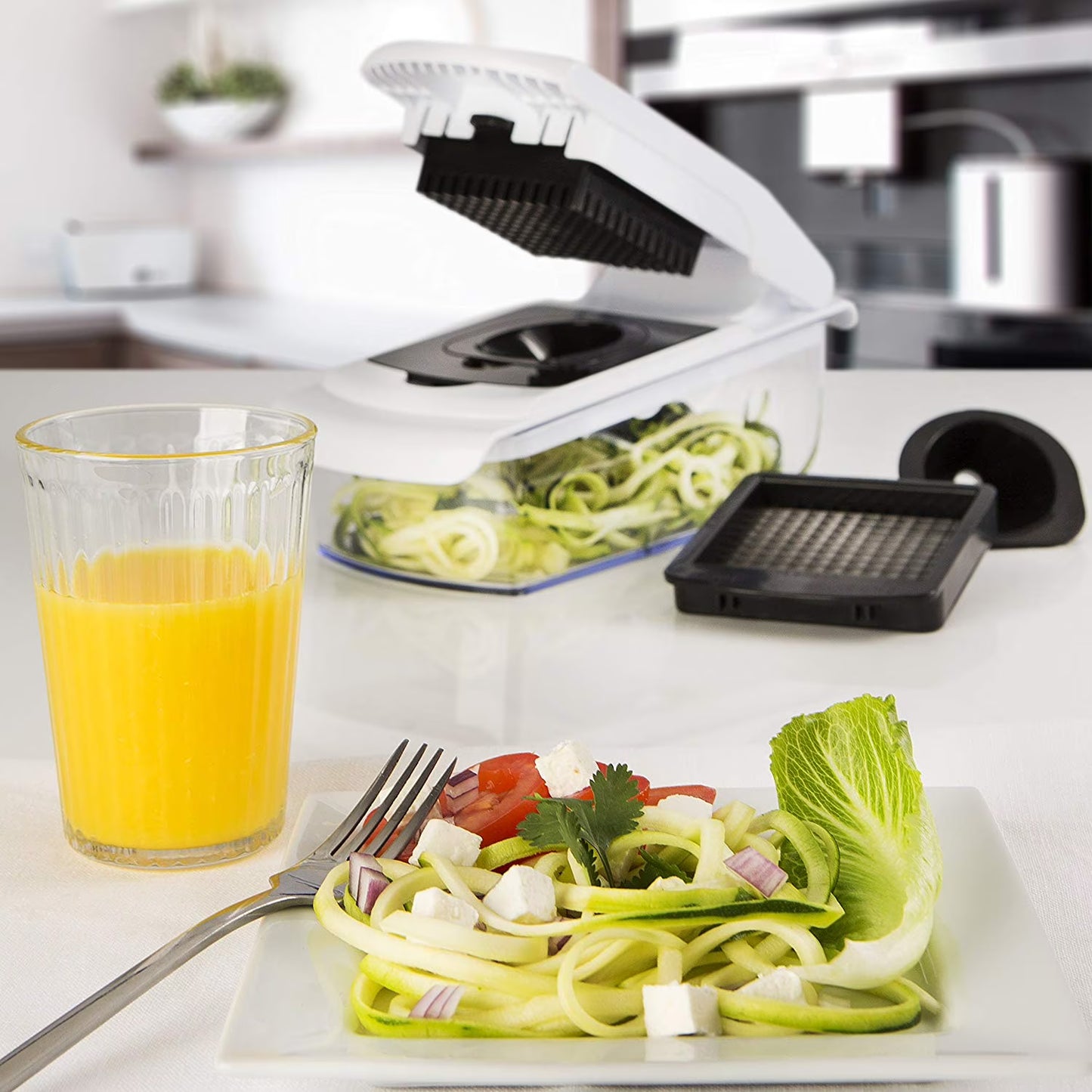 Fullstar 4-in-1 Vegetable Chopper - Food & Onion Chopper with Container