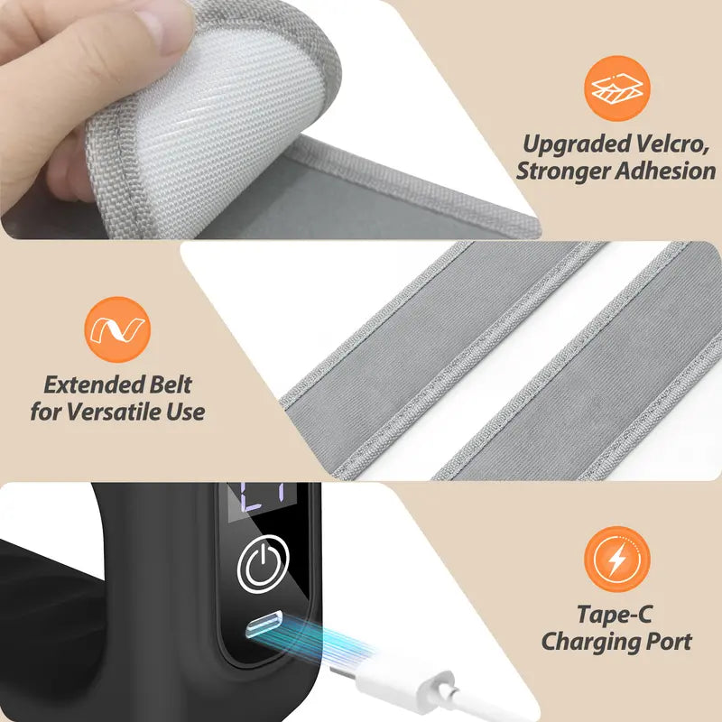 ADDWIN Fascia Ring R10 Mini Muscle Recovery Machine | Cordless Rechargeable Portable Massager
