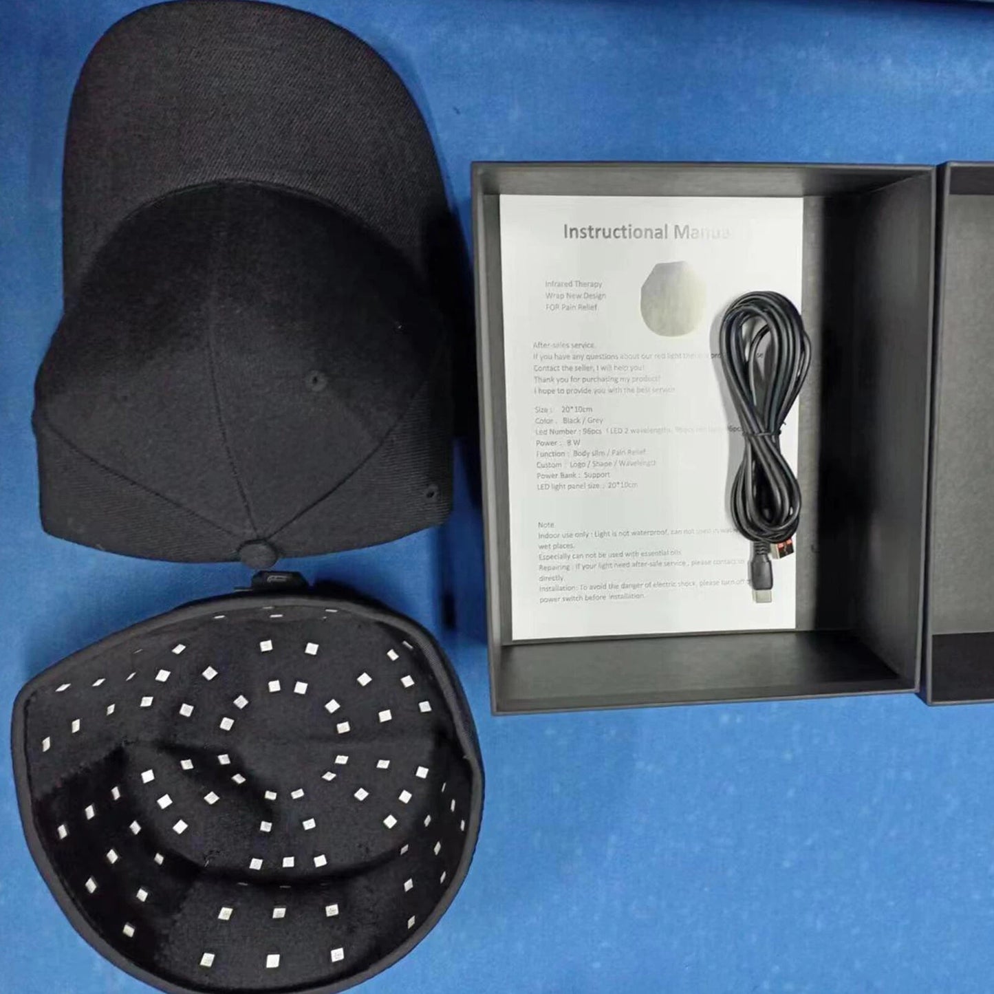 Red Light Therapy Hat - 660nm & 850nm Hair Growth & Regrowth Treatment Cap