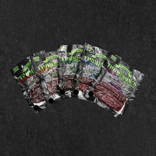 4oz 5 Flavor Pack - Premium Beef Jerky Variety Pack